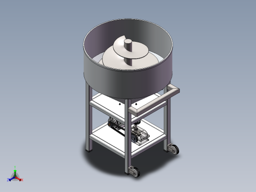 饲料搅拌机正等轴测缩略图