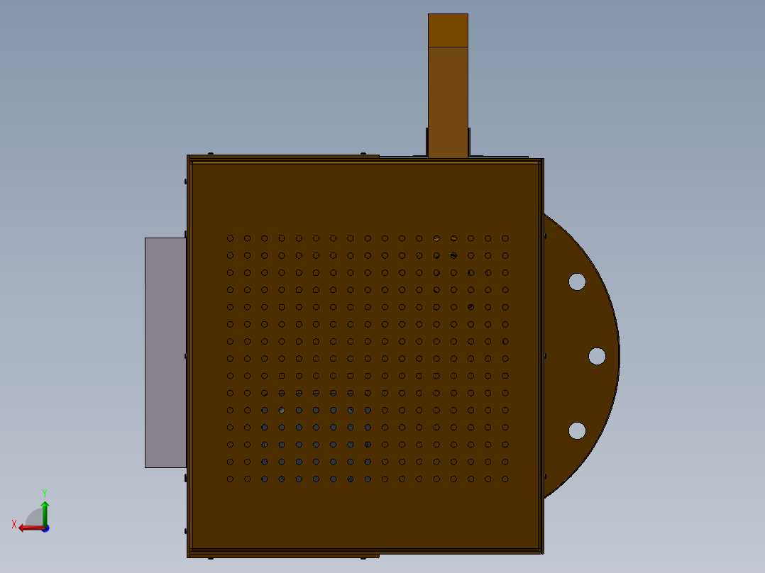 W1576-山楂去核机设计后视图