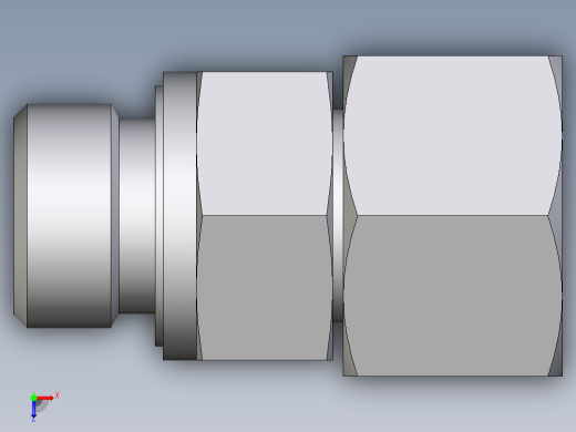 卡套式工业通用硬管接头EO_Swivel_connector_EGE16SREDCF俯视缩略图