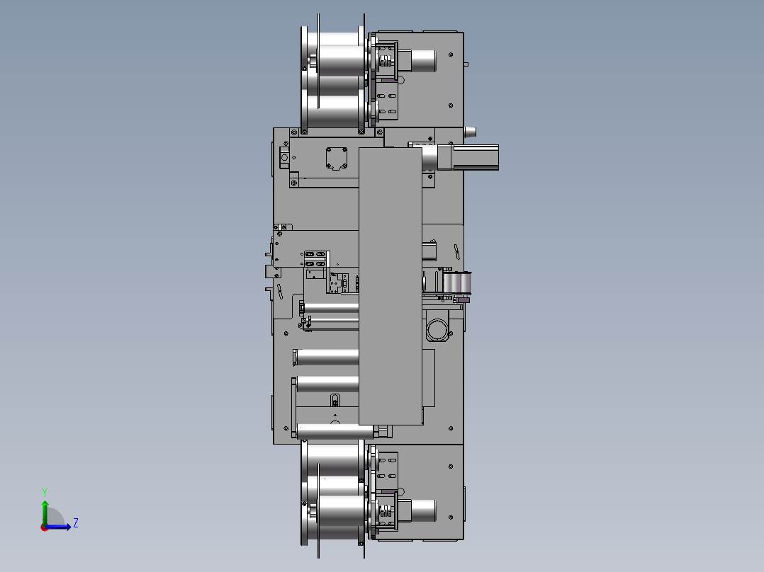FFC贴合后打补强版设备左视图