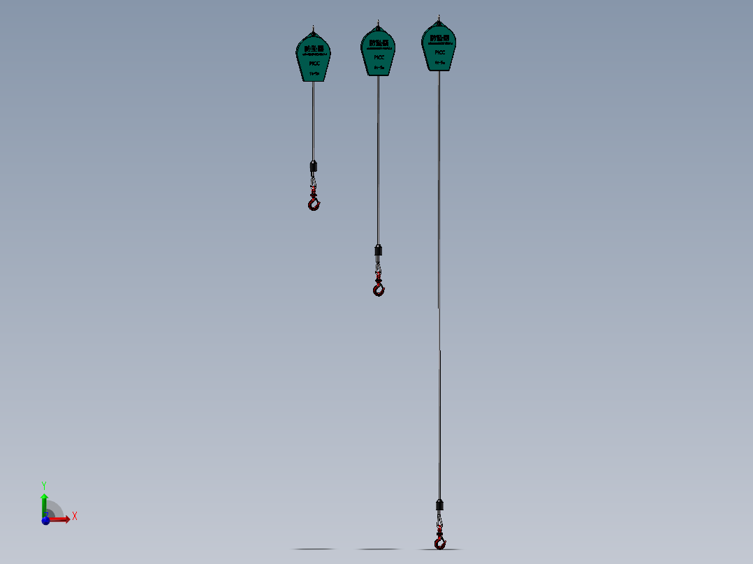 工业重型防坠器1t-5m===1560045==30