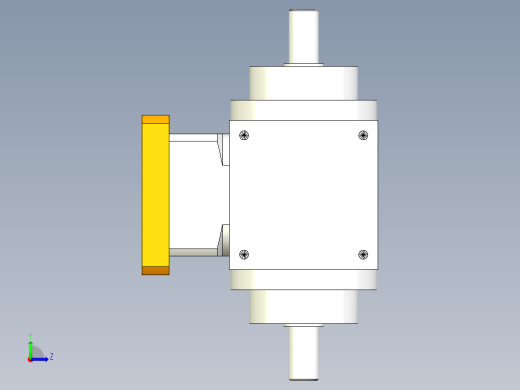 换向器PW110双轴旋转方向不同-1 22-110-145-M8左视缩略图
