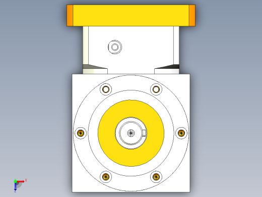 换向器PW110双轴旋转方向不同-1 22-110-145-M8俯视缩略图