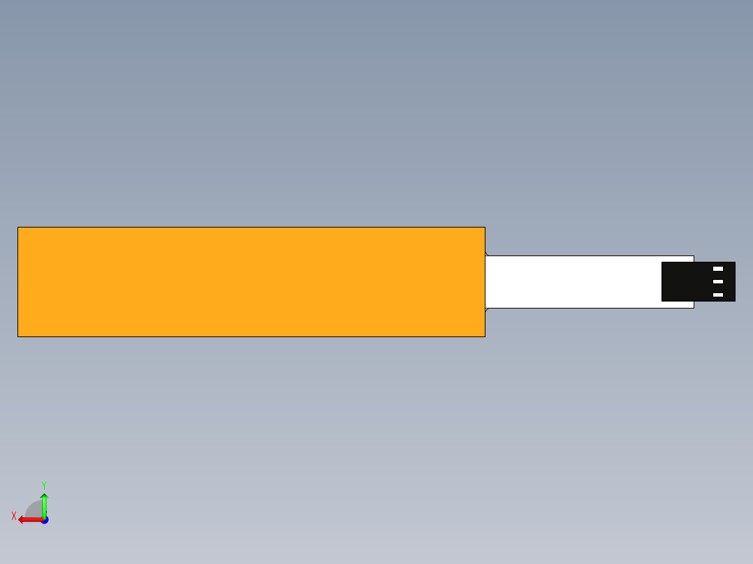 NOVOTECHNIK直线位移传感器LFP 系列-开放式结构传感器后视图