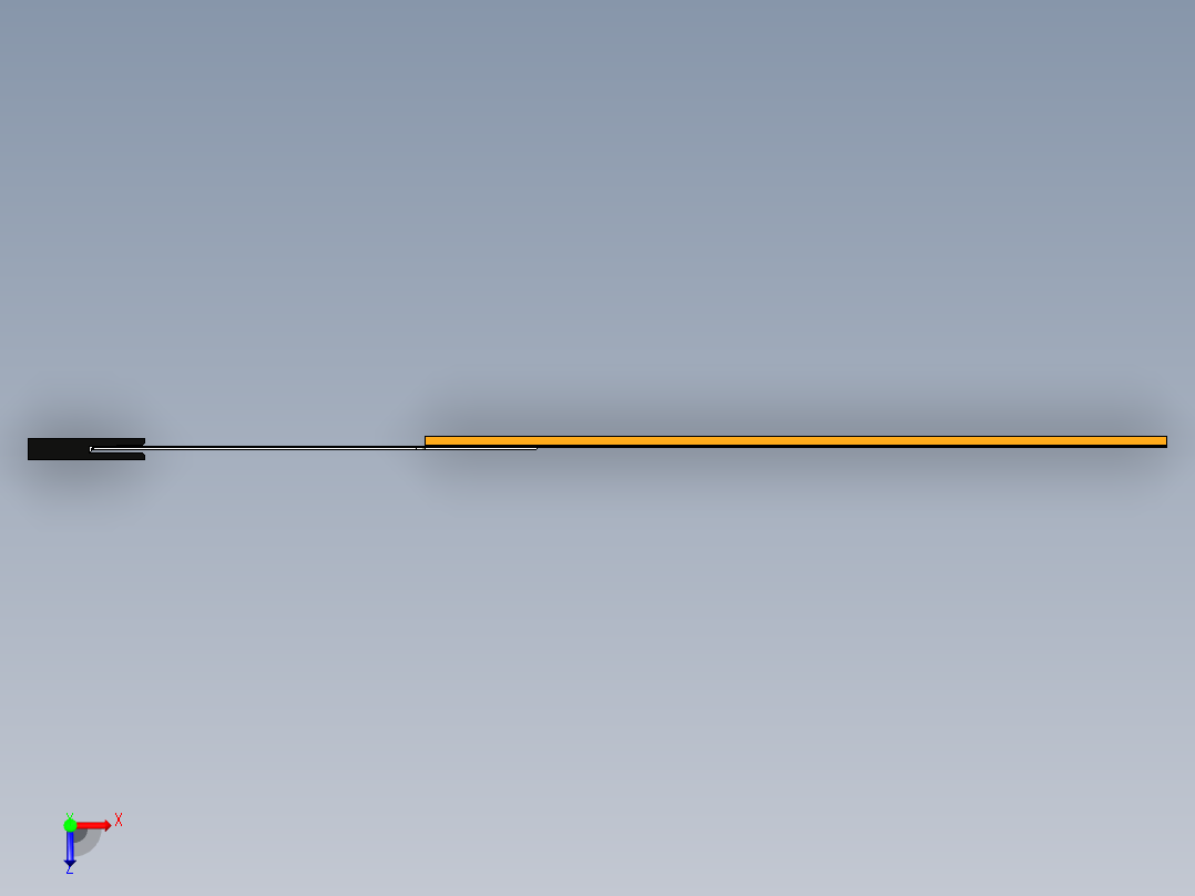 NOVOTECHNIK直线位移传感器LFP 系列-开放式结构传感器俯视图