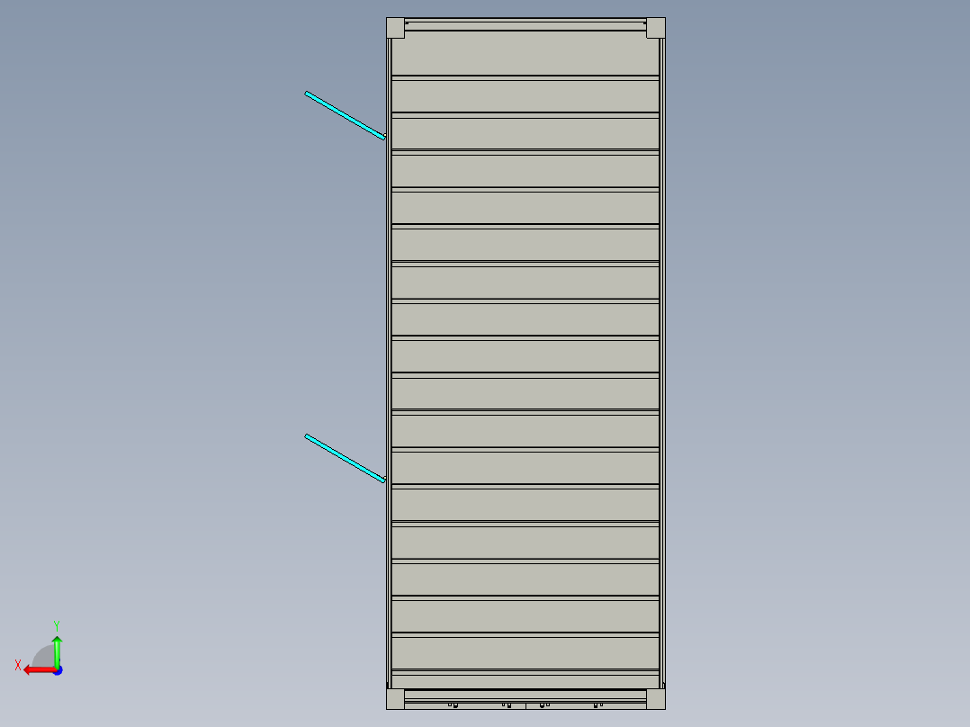 工程临建移动箱式板房搭建办公室生活区住房右视图