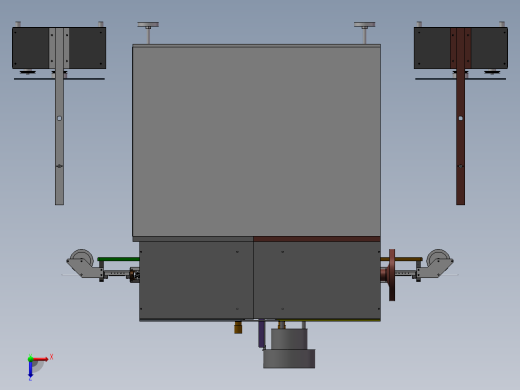 对式入料导线焊接机俯视缩略图