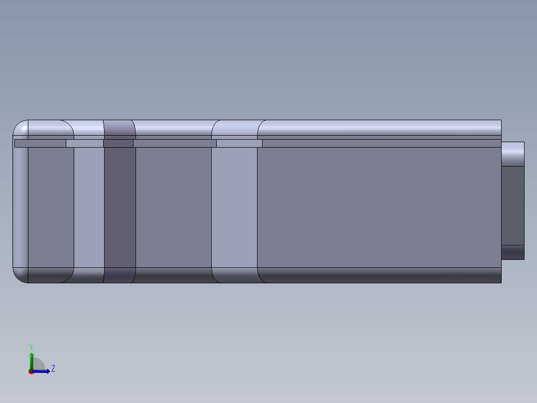 3m_mini_d_ribbon_connector左视图