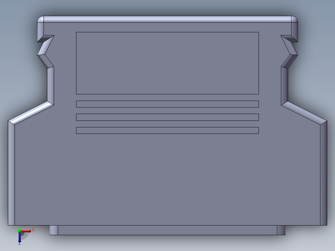 3m_mini_d_ribbon_connector俯视图