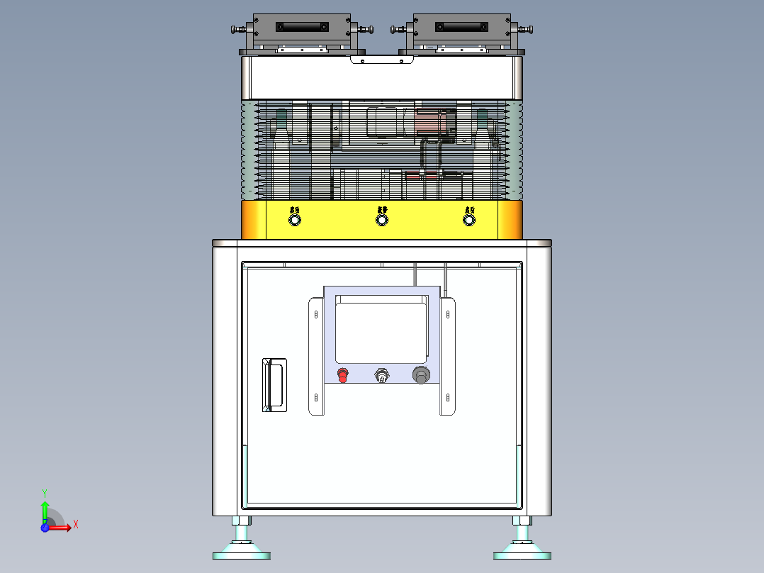 3C行业整列机sw16可编辑前视图