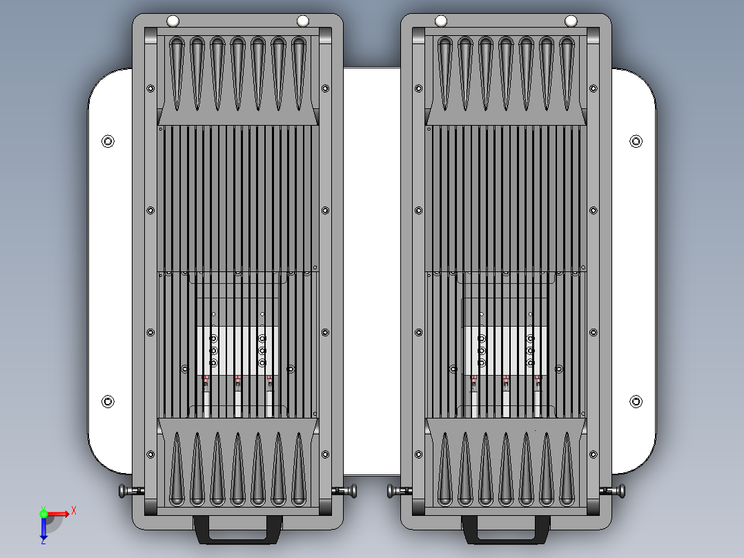 3C行业整列机sw16可编辑俯视图
