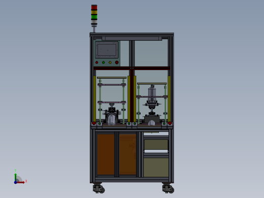 双工位大盖密封塞组装sw20可编辑前视缩略图