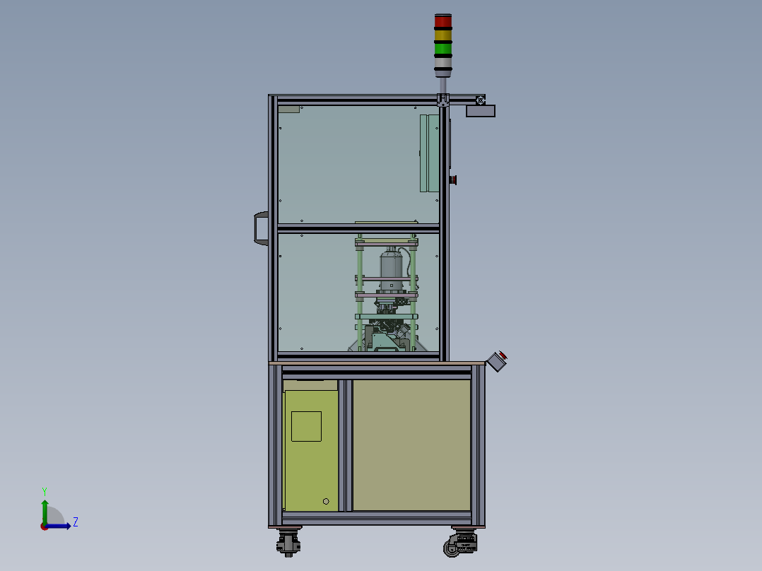 双工位大盖密封塞组装sw20可编辑左视图