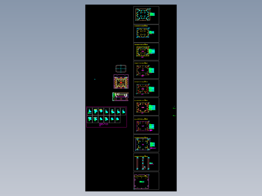 笔记本电脑A面外壳切角模具设计图