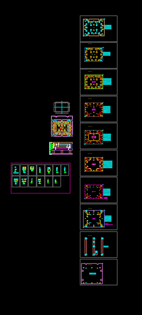 笔记本电脑A面外壳切角模具设计图