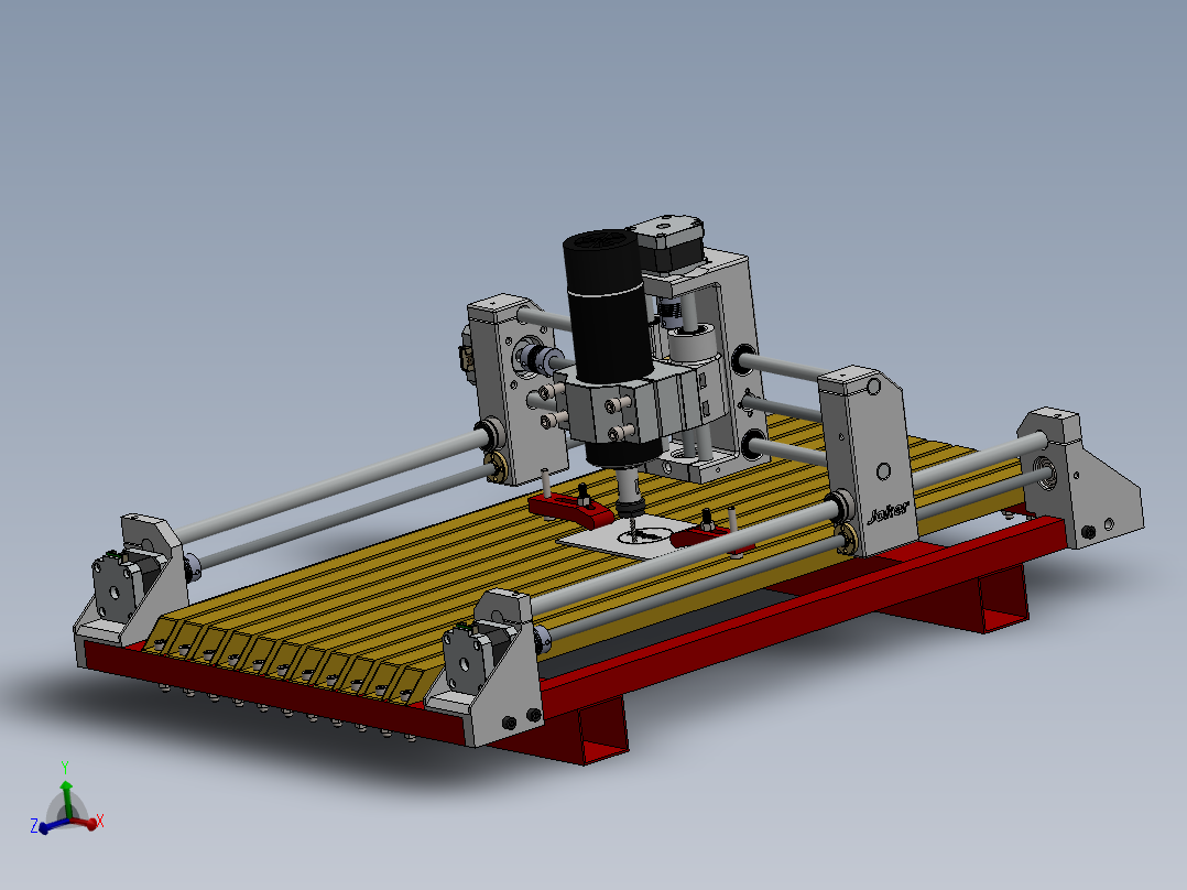 cnc-608桌面数控车床3D数模图纸 Solidworks设计