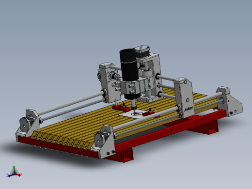 cnc-608桌面数控车床3D数模图纸 Solidworks设计