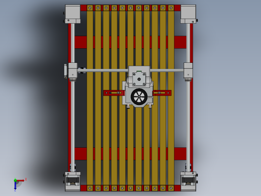 cnc-608桌面数控车床3D数模图纸 Solidworks设计俯视缩略图