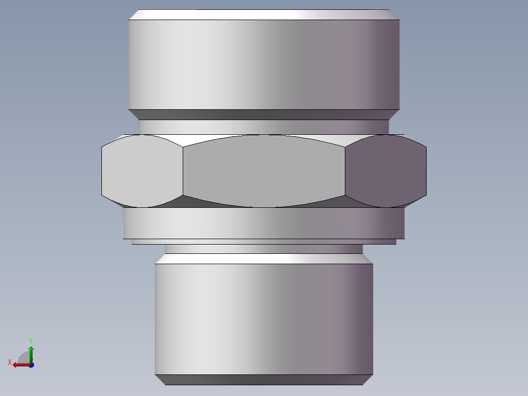 英制管螺纹ED密封、1CB-26-08WD后视图