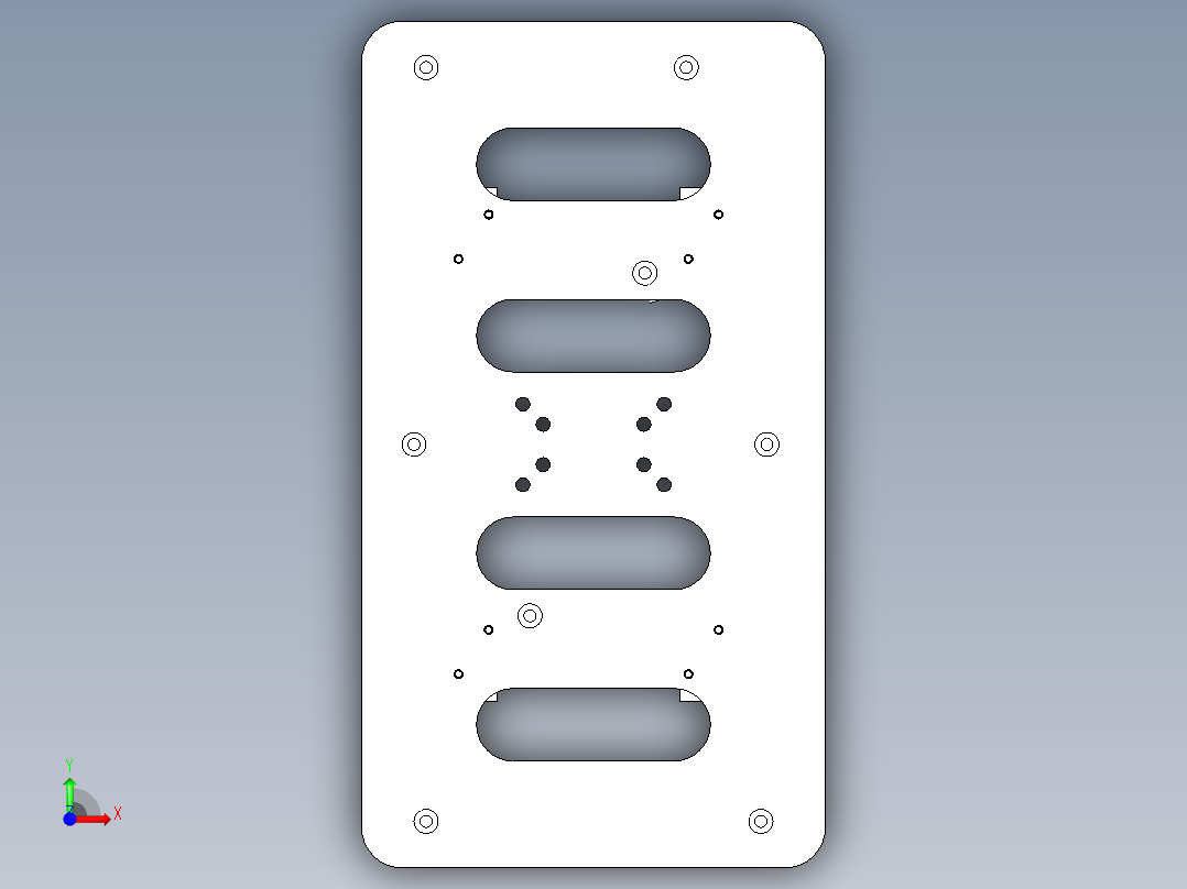注塑模具下料治具前视图