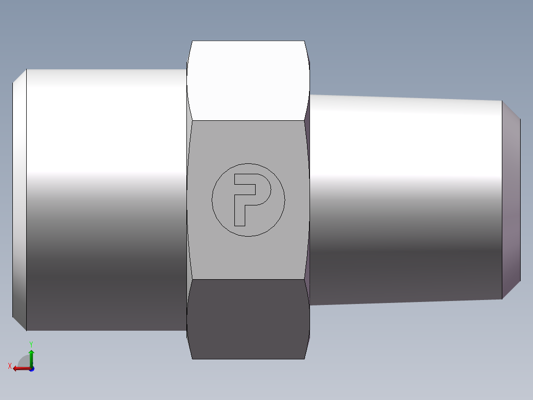 美制锥螺纹、1DN-18-04后视图