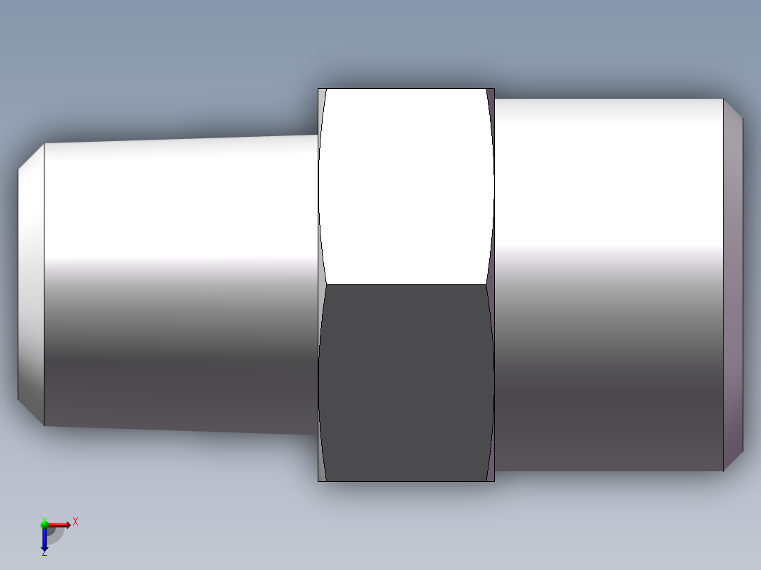 美制锥螺纹、1DN-18-04俯视图