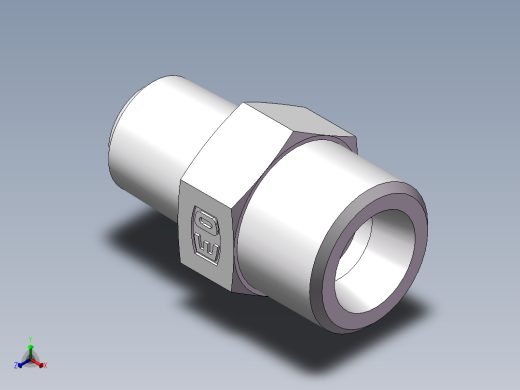 美制锥螺纹、1DN-18-04正等轴测缩略图