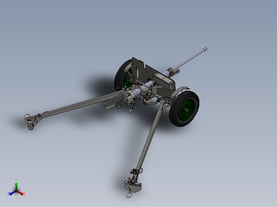 大炮(36)正等轴测图