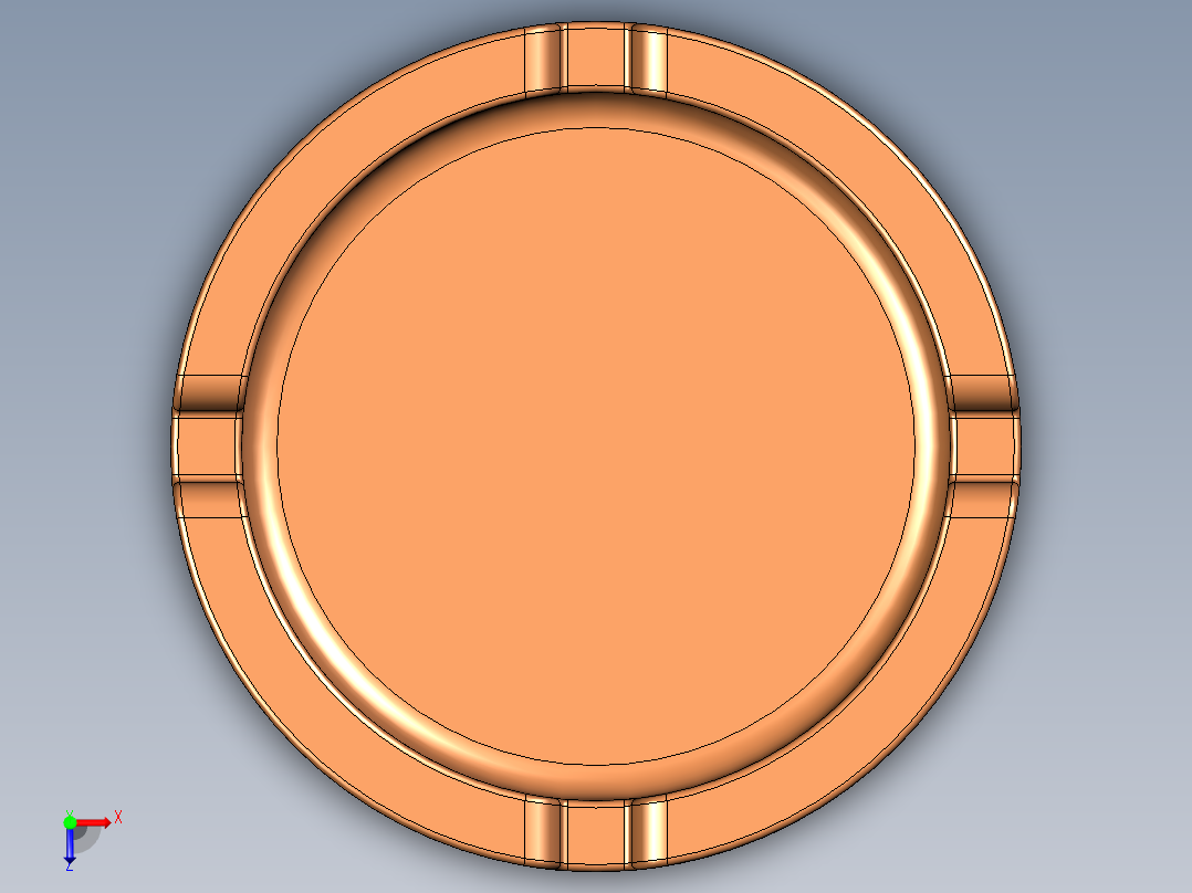 烟灰缸(4)俯视图