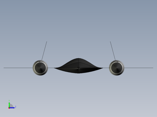 B2004730-SR-71黑鸟侦察机左视缩略图