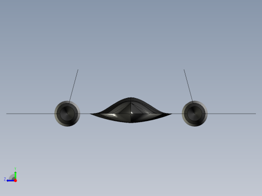 B2004730-SR-71黑鸟侦察机右视缩略图