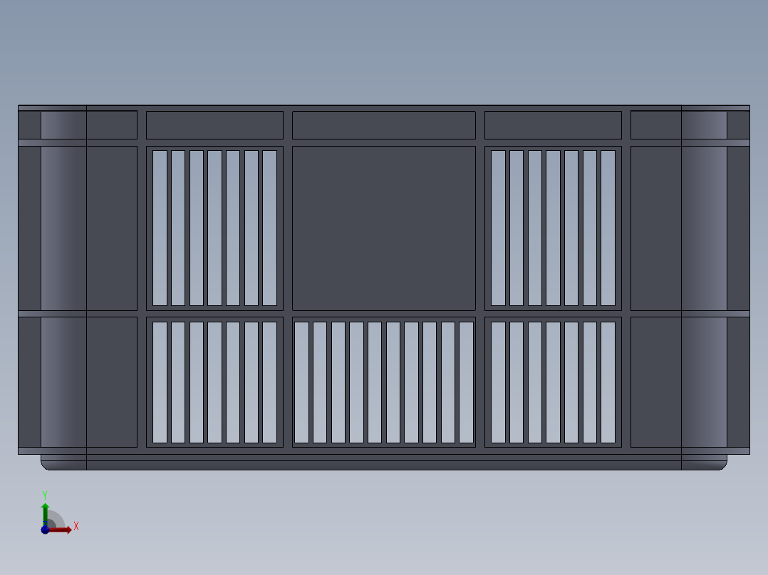 周转箱、箱子(11)前视图