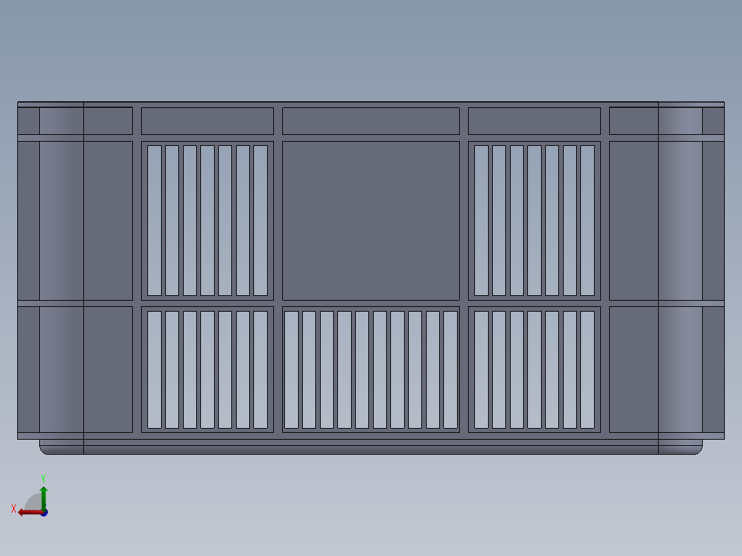 周转箱、箱子(11)后视图