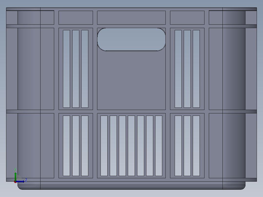 周转箱、箱子(11)左视图