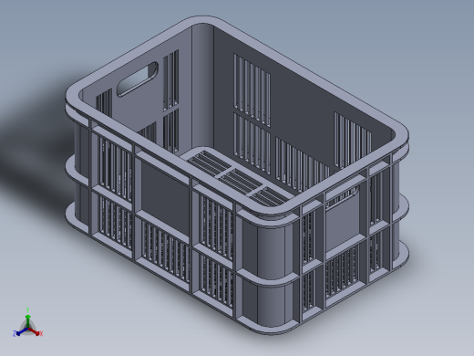 周转箱、箱子(11)正等轴测缩略图