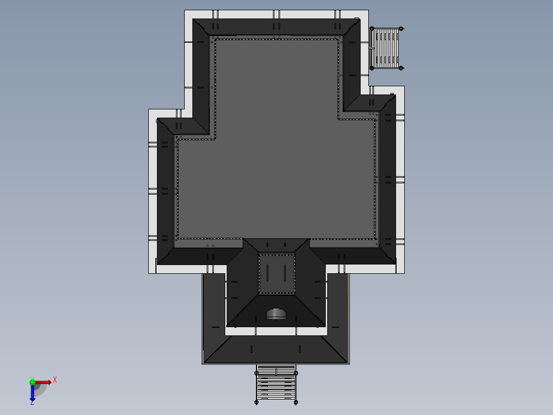 房子、建筑(39)俯视图