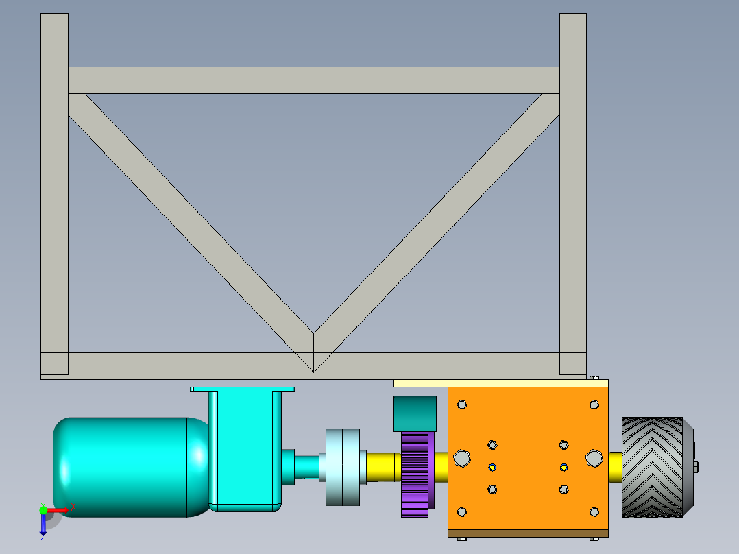 B2004629-轮胎用钢丝分离器俯视图