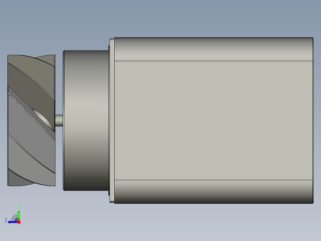 M060-转子三段-二段-吹风模组右视图