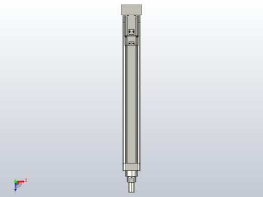 MTE63-500-P10-PJ-M750W-A-S3 MTE63电动缸 最大负载300kg 最大推力2560N 750W电机加强底座安装俯视缩略图