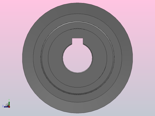 小凸缘型梯形齿同步带轮MXL型[SMXLDK-38-037-dk8-A]右视缩略图
