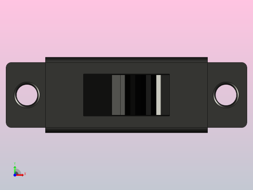 15.5 x 7.2 x 7.2毫米(19毫米安装孔对孔)滑动开关前视缩略图