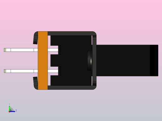 15.5 x 7.2 x 7.2毫米(19毫米安装孔对孔)滑动开关左视缩略图