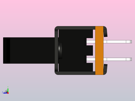 15.5 x 7.2 x 7.2毫米(19毫米安装孔对孔)滑动开关右视缩略图