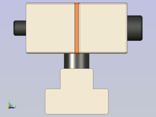 激光切割机械夹具左视缩略图