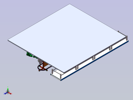 运输链产品的机械手喷涂模拟正等轴测缩略图