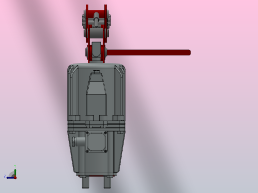 YWZ2系列电力液压鼓式制动器YWZ2-200／25-ⅠB-RL.HL右视缩略图