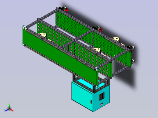 三层倍速皮带输送线设计