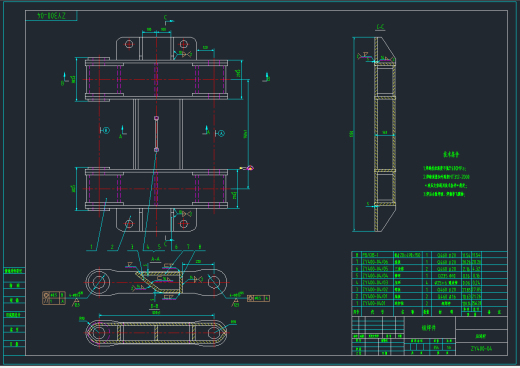 ZY4000／10／23掩护式液压支架图纸CAD+说明书缩略图