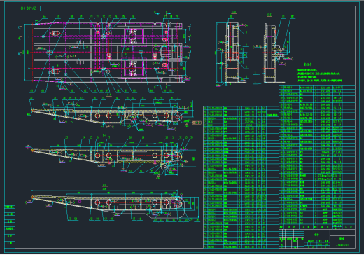 ZY4000／10／23掩护式液压支架图纸CAD+说明书缩略图