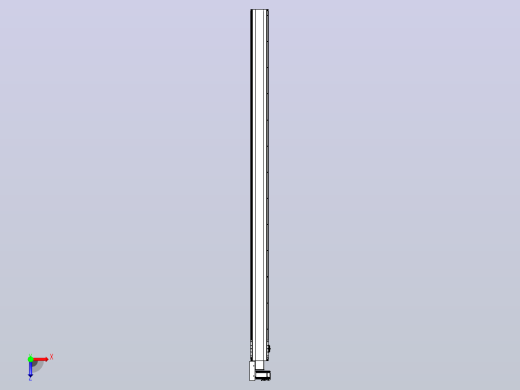 皮带直线轴半封闭可选导轨TPA-HNB-140D-120-L2450-ML-C-P40-N3俯视缩略图